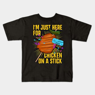 Chicken on a Stick Kids T-Shirt